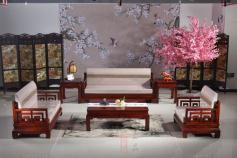 鸿日风品牌红木家具老挝红酸枝沙发巴里黄檀现代中式